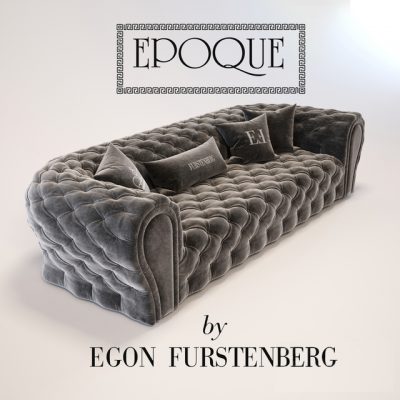 Egon Furstenberg Ivonne Epoque Sofa 3D Model