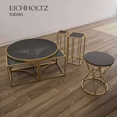 Eichholtz Table Set-01 3D Model
