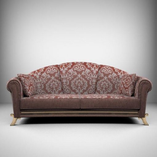 Elegant Soft Sofa 3D Model