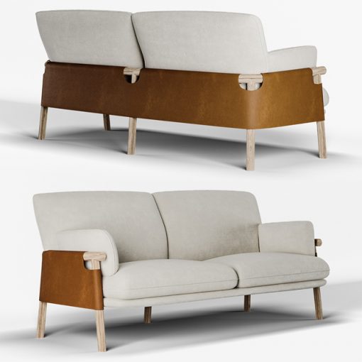 Erik Jorgensen Savannah Sofa Set 3D Model 2