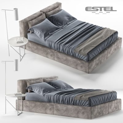 Estel Caresse Bed 3D Model