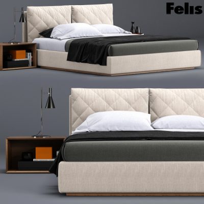 Felis Allen Bed 3D Model