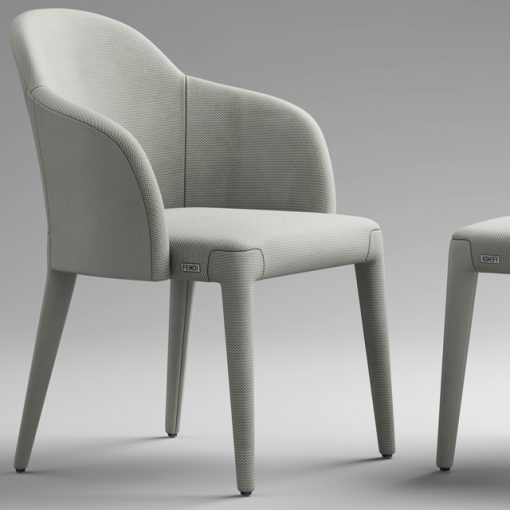Fendi Audrey Table & Chair 3D Model 2