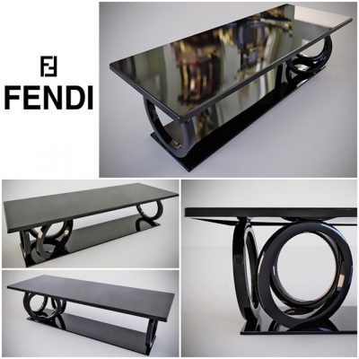 Fendi Casa Dining Table 3D Model