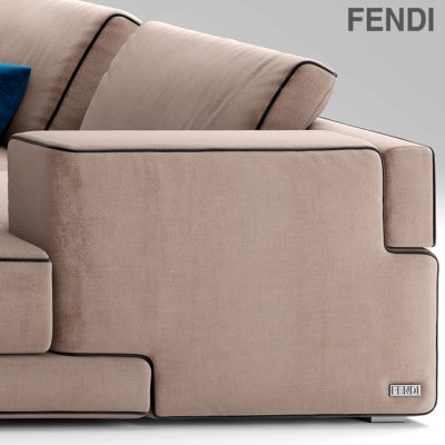 Fendi Casa Sloane Sofa 3D Model