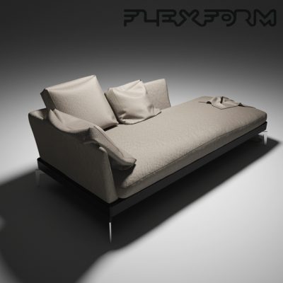 Flexform Feel Good Lounge Chaise 3D Model