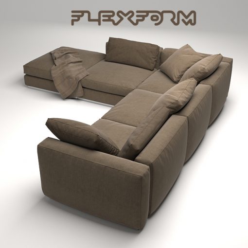 Flexform MAL Sofa 3D Model 2