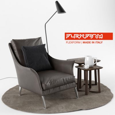 Floxform Boss Armchair 3D Model