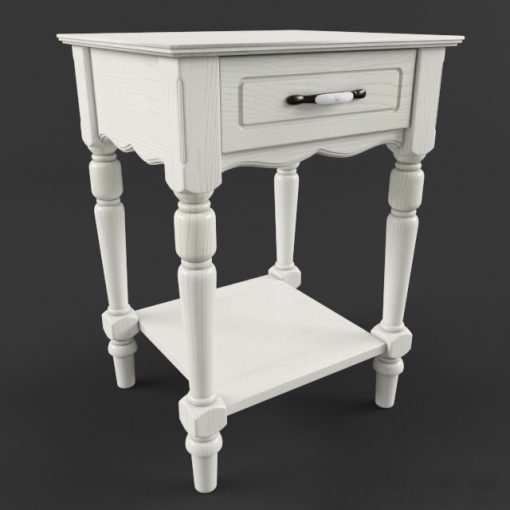 Francoise Bed-Side Table 3D Model