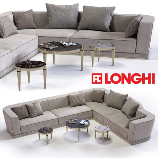 Fratelli Longhi Welles Corner Sofa 3D Model