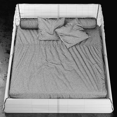Gamma Suite Night Bed 3D Model