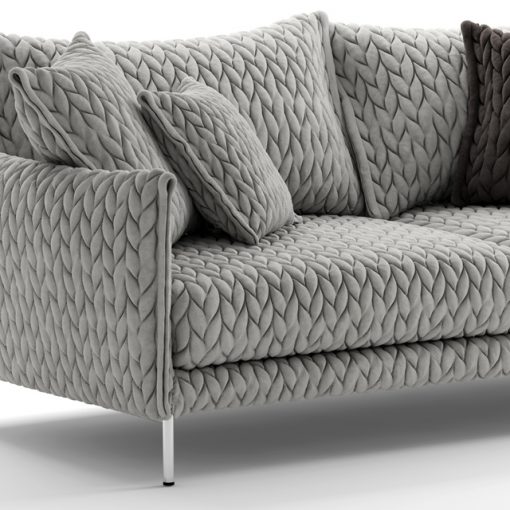 Gentry 105 Two-Seater Sofa 3D Model 5