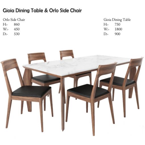 Gioia And Orlo Table & Chair 3D Model