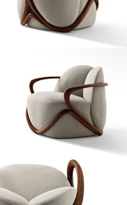 Giorgetti Hug Chair 3D Model