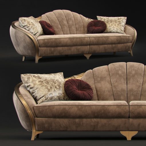 Gold Confort Paradise Sofa 3D Model