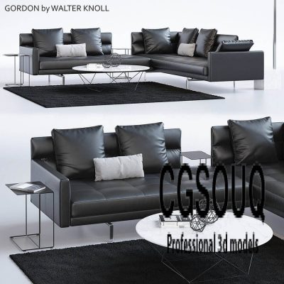 Gordon by Walter Knoll Sofa 3D model