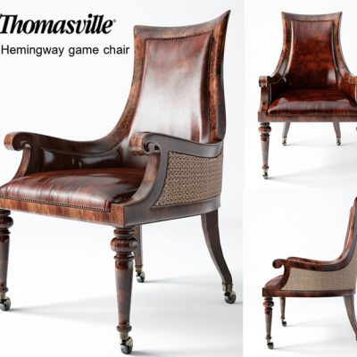Hemingway Game Chair 3D Model