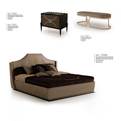 House of Art – Glamour Bed 3D Model