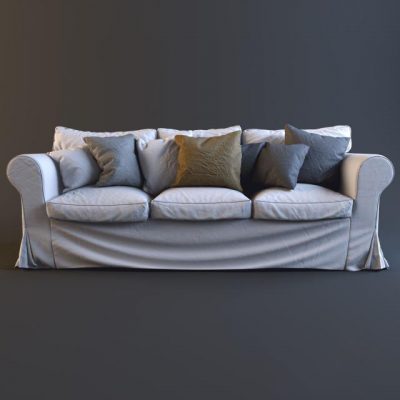 Ikea Ektorp Sofa Set-04 3D Model