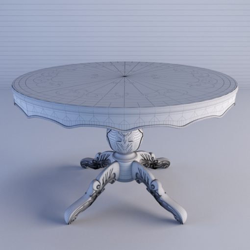 Jonathan Charles Table-244 3D Model 2