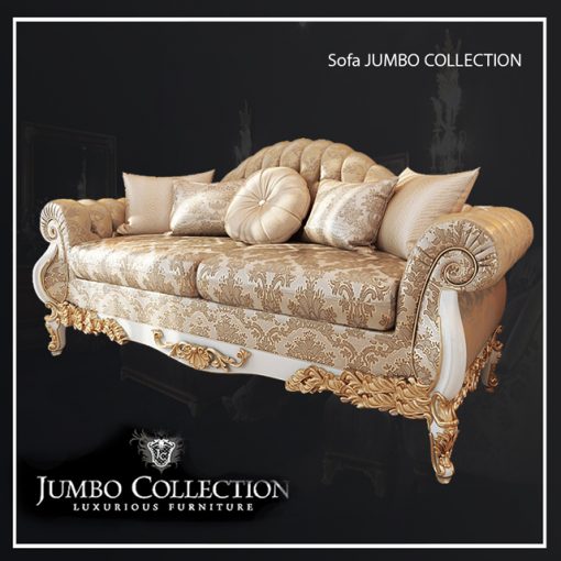 Jumbo Collection Classic Sofa Set-02 3D Model