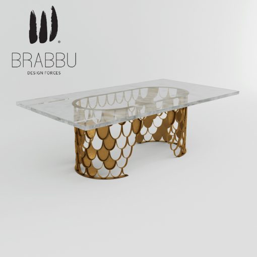 Koi Dining Table 3D Model 2