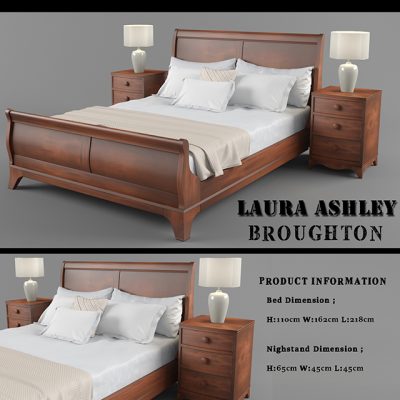 Laura Ashley Broughton Bed 3D Model