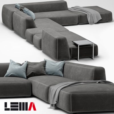 Lema Cloud Corner Sofa 3D Model