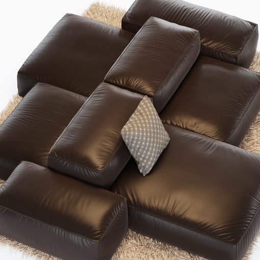 Living Divani Extrasoft Sofa Set-02 3D Model 2