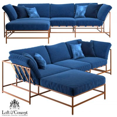 Loft Concept Indigo Sectional Sofa 3D Model