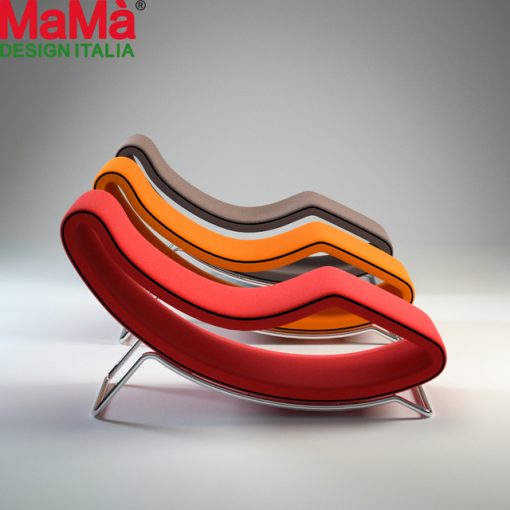 Mama Design Monza Chaise 3D Model 2