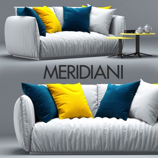 Meridiani Scott Sofa 3D Model