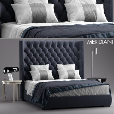 Meridiani Turman Bed 3D Model