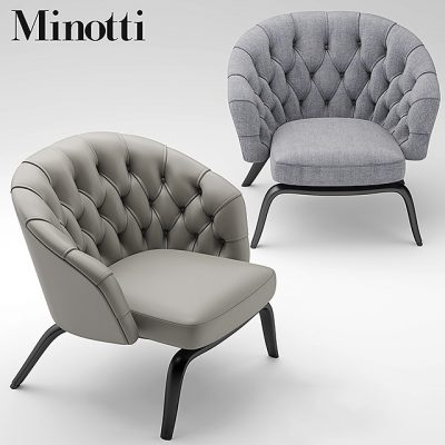 Minotti Winston Chair 3D Model