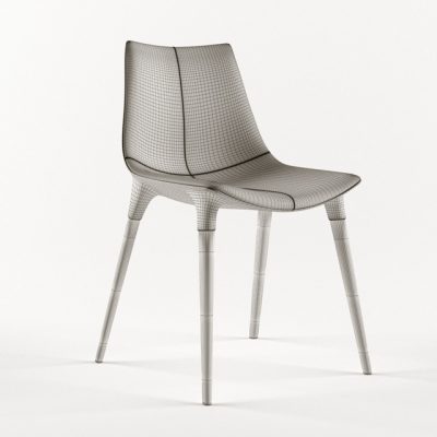 Modloft Langham Dining Chair 3D Model
