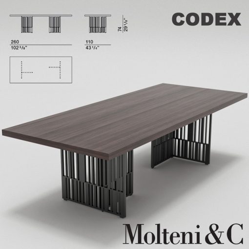 Molteni&C Codex Table 3D Model