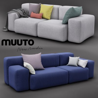 Mutto Soft Blocks Sofa 3D Model