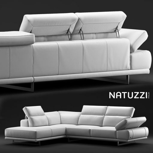 Natuzzi Borghese Sofa 3D Model