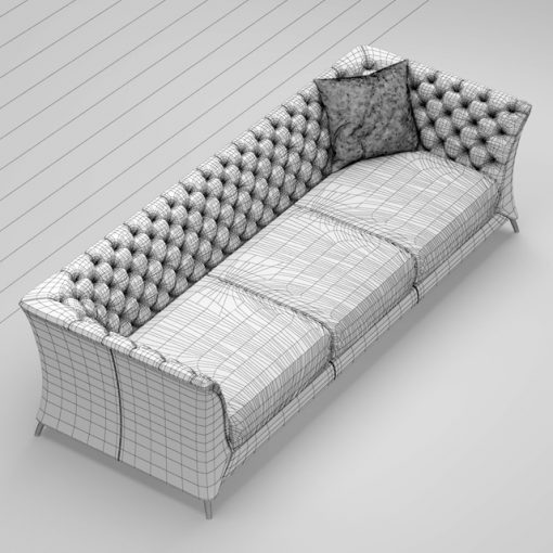 Natuzzi La Scala Sofa 3D Model 3