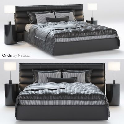 Natuzzi Onda Bed 3D Model