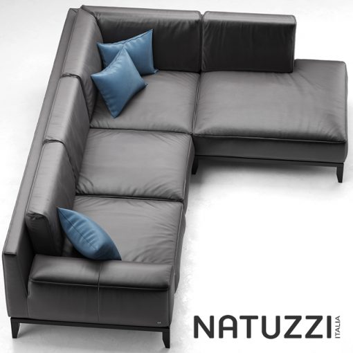 Natuzzi Opera Sofa 3D Model 3