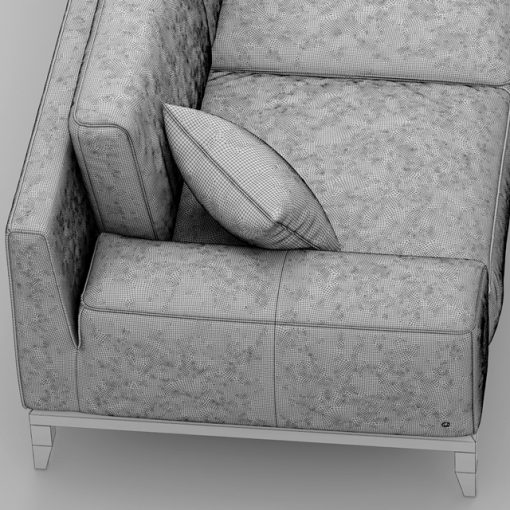 Natuzzi Opera Sofa 3D Model 5