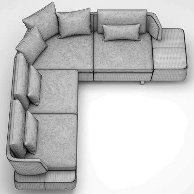 Natuzzi Opus Sofa 3D Model