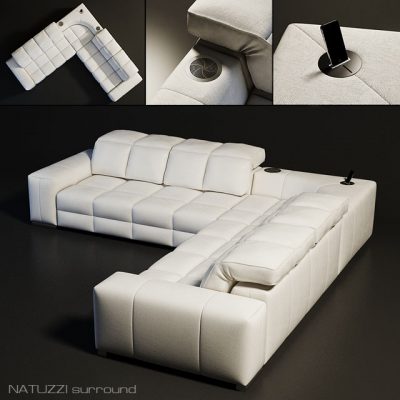 Natuzzi Surrond Sofa 3D Model
