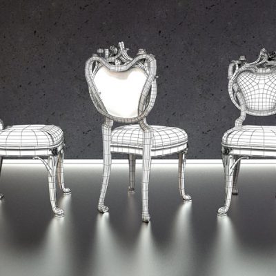 Nouveau XX Century Chair 3D Model
