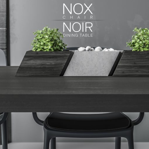 Nox and Noir - Table & Chair 3D Model 2