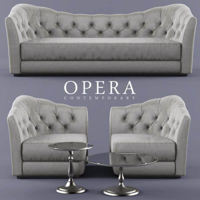 Opera Butterfly Sofa 3D Model