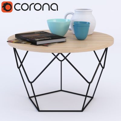 Origami Coffee Table 3D Model