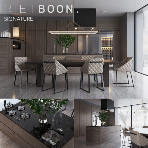 Piet Boon Signature Dining Table & Chair 3D Model