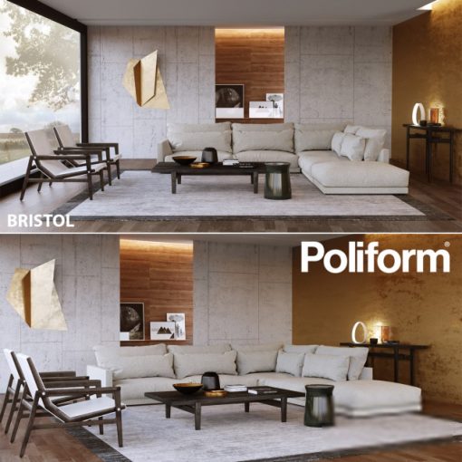 Poliform Bristol Sofa 3D Model